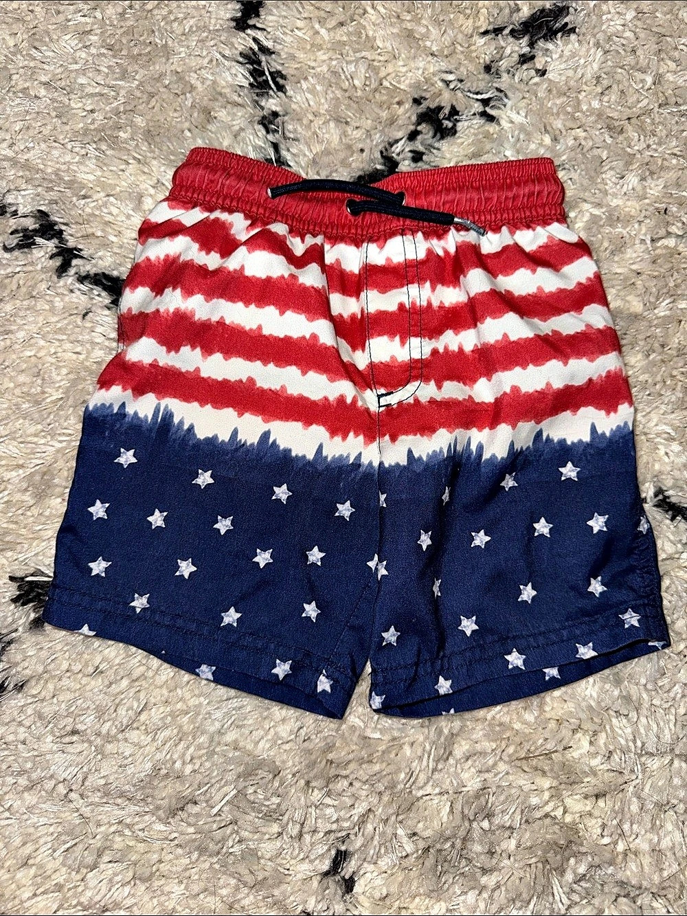 Carter's Boys Tie-Dye Swim Trunks Size 3T/3A Like New